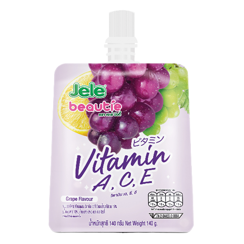 Jele Beautie Vitamin A, C, E Grape Flavor 140g 1x3x12