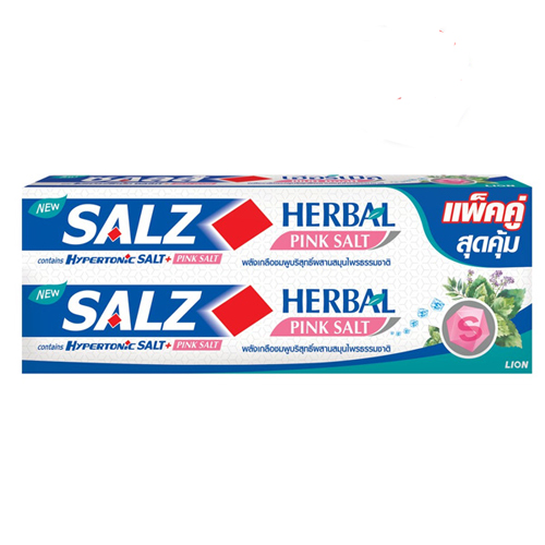 Salz Herbal Pink Salt Toothpaste Pack 2. 160g 1x6