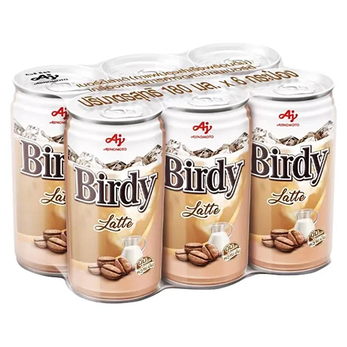 Birdy Coffee Latte Less Sugar 180ml 1x6