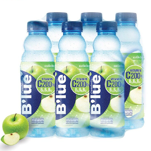 I1 B'lue Vitamin C Drink Green Apple Flavor 500ml 1x6