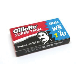 ®Gillette Super Thin Blades (5p+1) / (Unit)