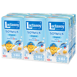 Lactasoy Soy Milk UHT Sweet Flavored 125ml 1x6 / (Pack)