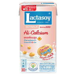 Lactasoy Soy Milk UHT Hi-Calcium 300ml / (件)