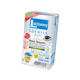 ®Lactasoy Soy Milk UHT Black Sesame 250ml / (หน่วย)