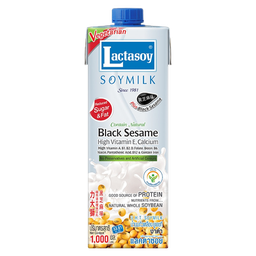 Lactasoy Soy Milk UHT Black Sesame 1000ml / (หน่วย)