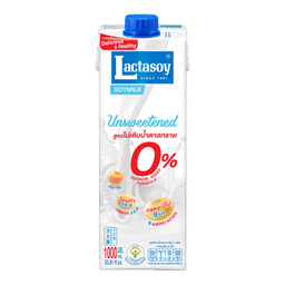 ®Lactasoy Soy Milk UHT Unsweetened Flavored 1000ml / (Unit)