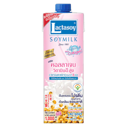 Lactasoy Soy Milk UHT Collagen Fiber 1000ml / (단위)