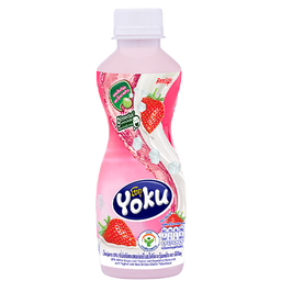 DeeDo Yoku Fruit Juice Strawberry Flavoured with Yoghurt and Nata De Coco 230ml / (단위)