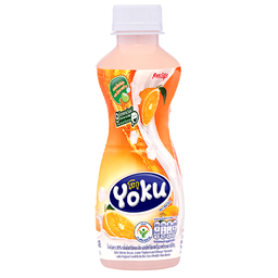 DeeDo Yoku Fruit Juice Orange Flavoured with Yoghurt and Nata De Coco 230ml / (หน่วย)