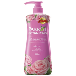 Parrot Botanicals Shower Cream Sweet Pink Rose Fragrance 500ml 1+1 Rose / (件)