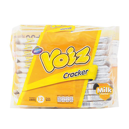 Voiz Cracker Milk Flavor 32g 1x12 / (Pack)