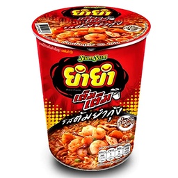 YumYum TemTem Instant Cup Noodles Tom Yum Kung Flavour 60g / (หน่วย)