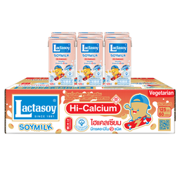 Lactasoy Soy Milk UHT Hi-Calcium 125ml 1x6x10 / (Box)